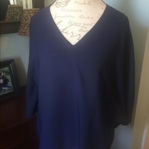 Gorgeous Midnight/Navy Blue Jealous tomato top EUC